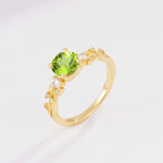 SR08759 Peridot Ring - Additional view