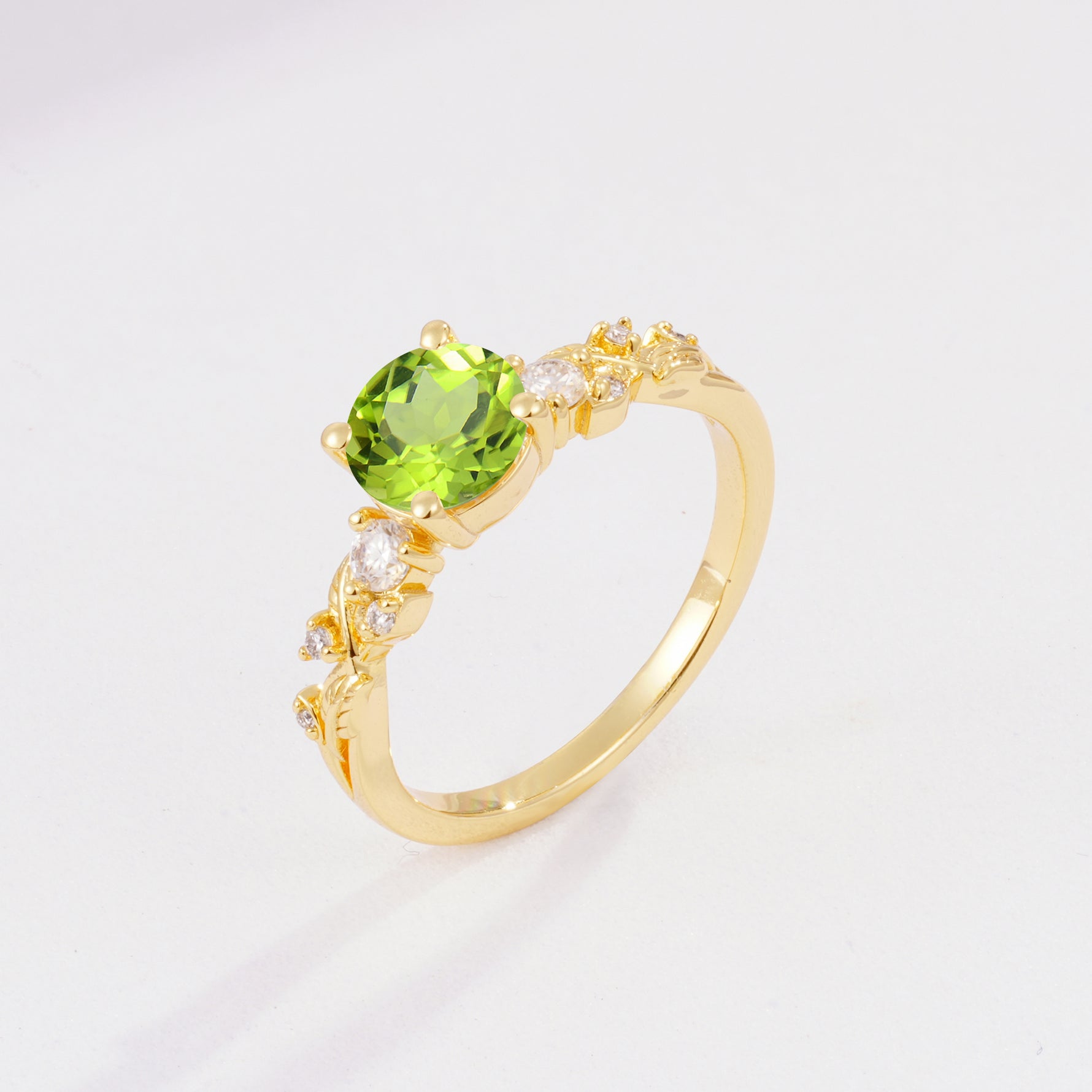 SR08759 Peridot Ring - Additional view