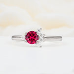 SR08791 Ruby Ring - Additional view
