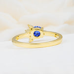 SR08791 Sapphire Ring - Additional view