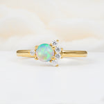 SR08791 Fire Opal Ring - Additional view