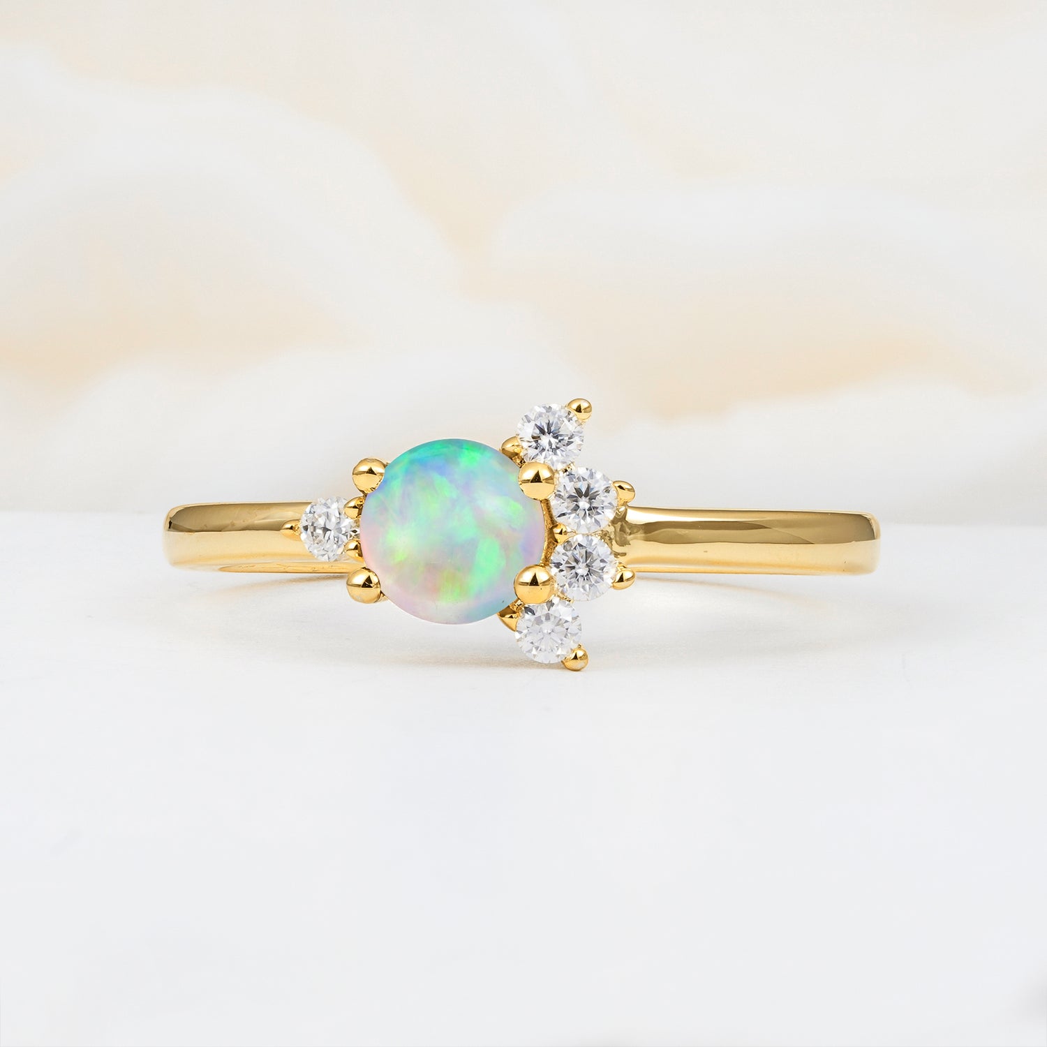 SR08791 Fire Opal Ring - Additional view