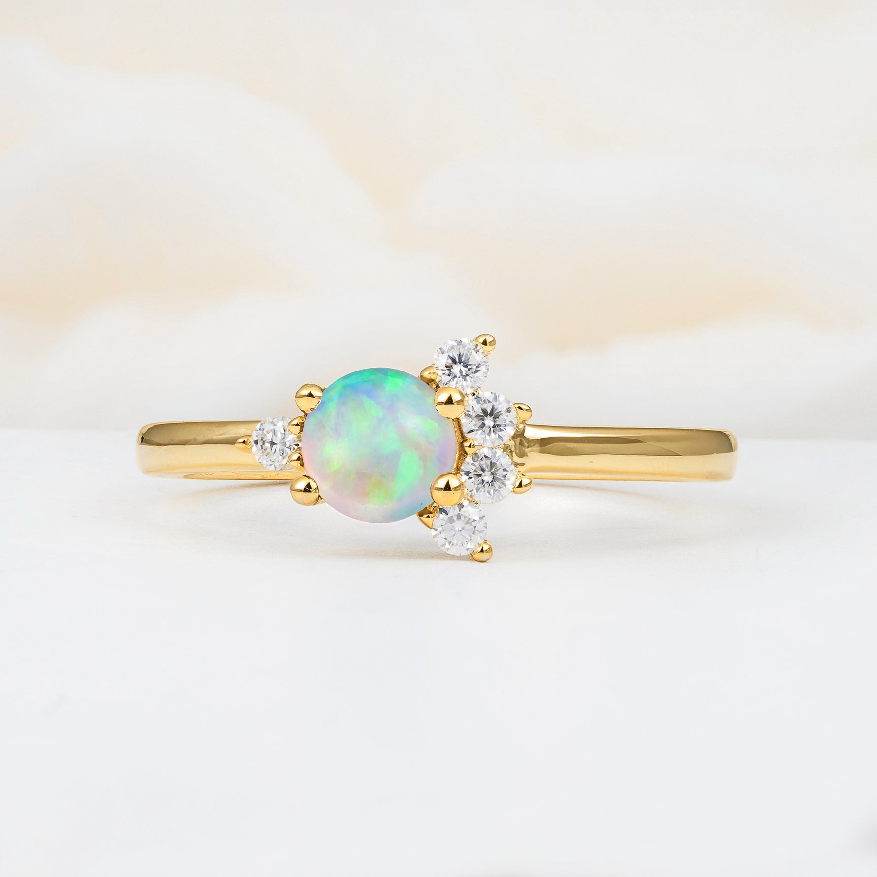 SR08791 Fire Opal Ring - Additional view