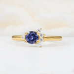 SR08791 Tanzanite Ring - Yellow-Gold