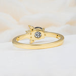SR08791 Black Rutilated Quartz Ring - Additional view