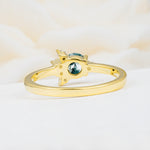 SR08791 Moss Agate Ring - Additional view