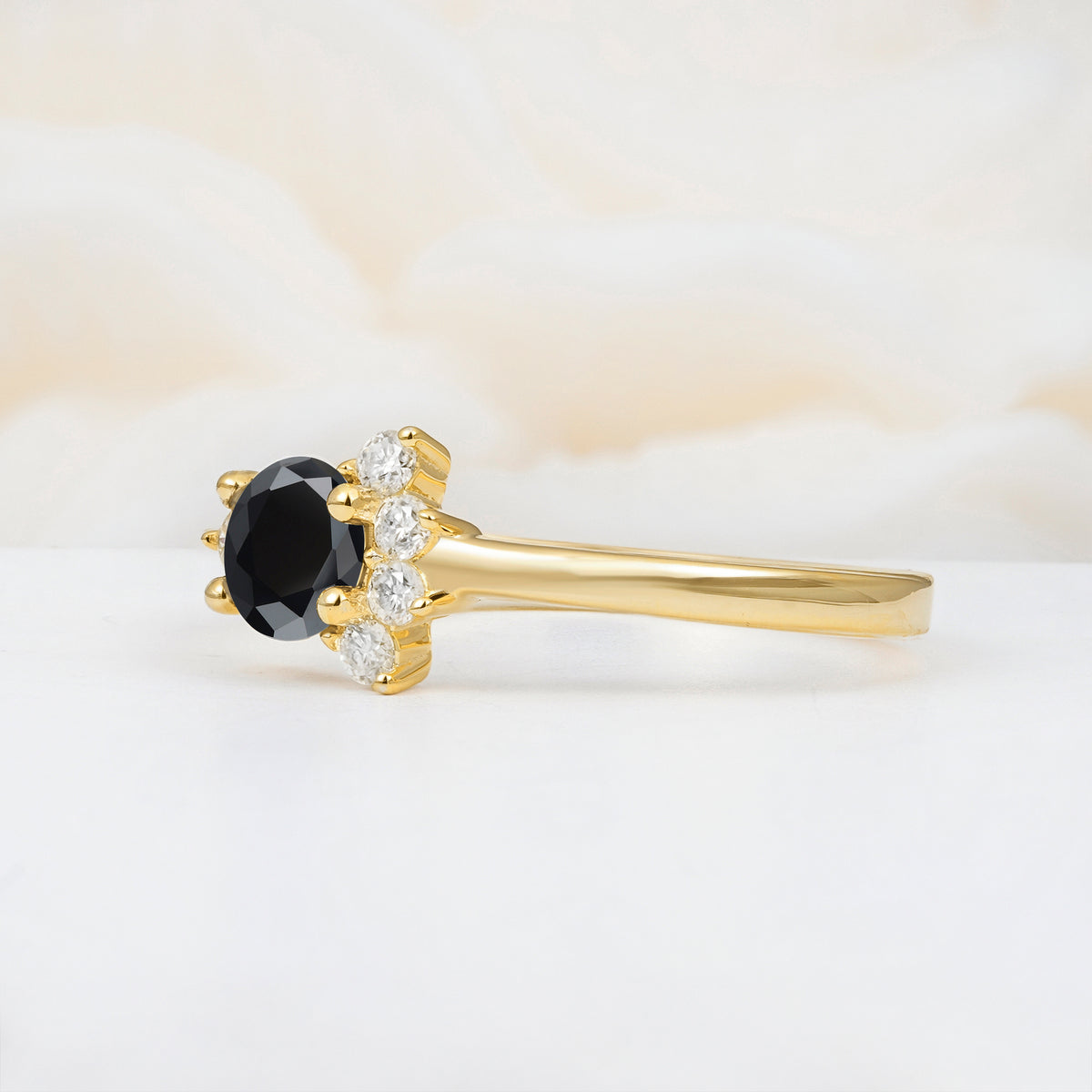 SR08791 Black Onyx Ring - Additional view