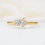 SR08791 Lab Diamond Ring - Yellow-Gold