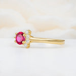 SR08791 Ruby Ring - Additional view