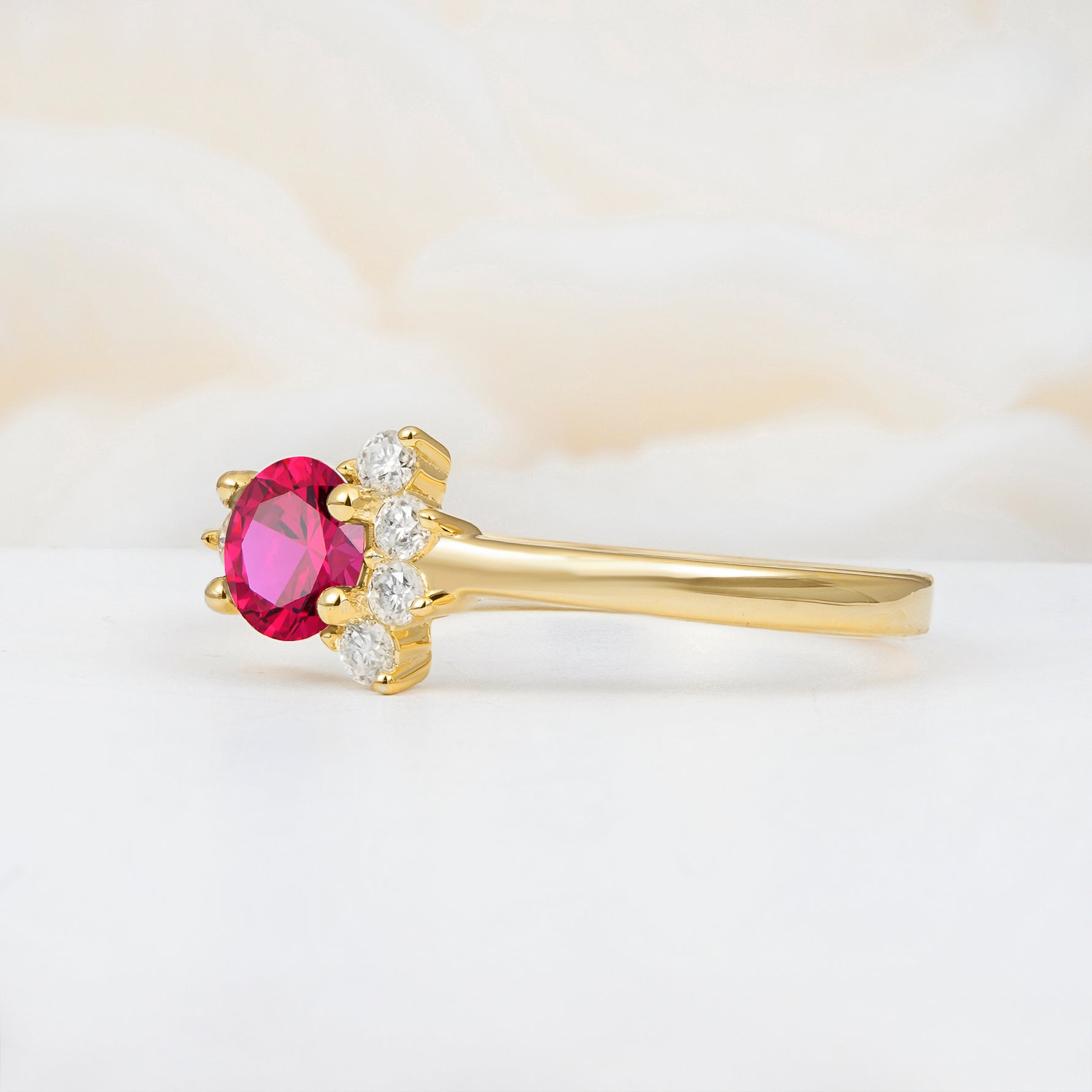 SR08791 Ruby Ring - Additional view