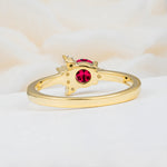 SR08791 Ruby Ring - Additional view