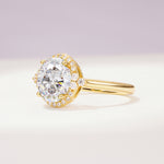SR09197 Moissanite Ring - White-Gold