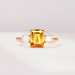 SR09241 Citrine Ring - Additional view