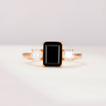 SR09241 Black Onyx Ring - Additional view