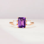 SR09241 Amethyst Ring - Additional view