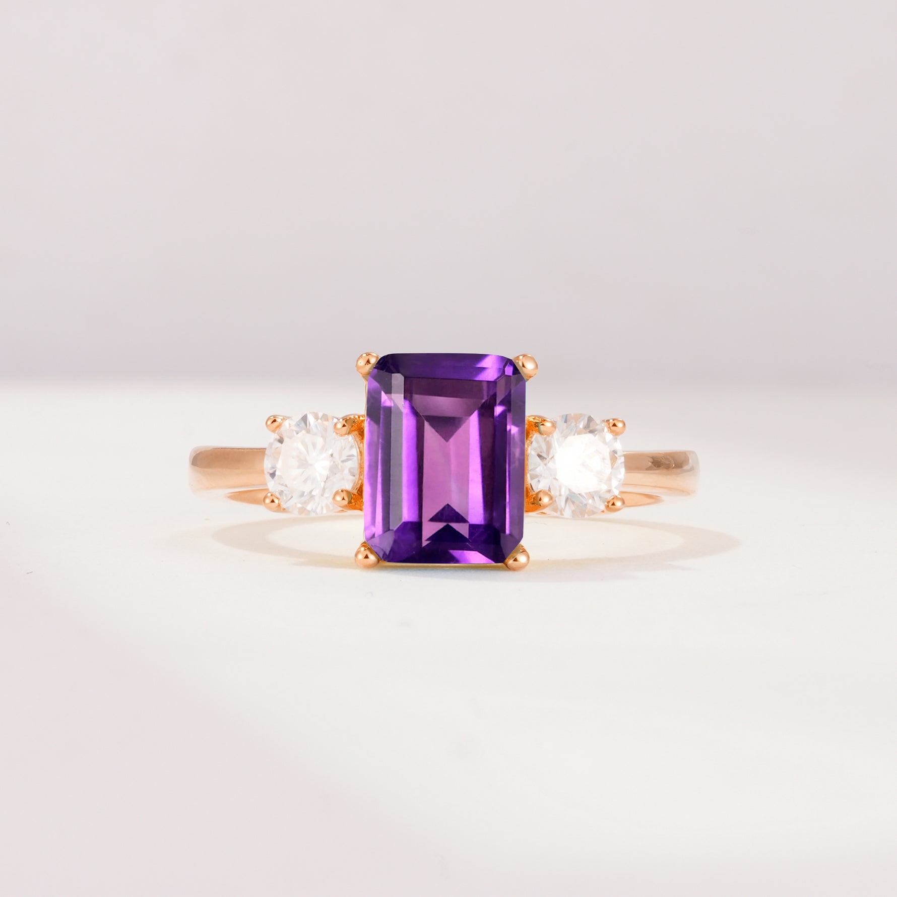 SR09241 Amethyst Ring - Additional view