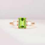SR09241 Peridot Ring - Additional view