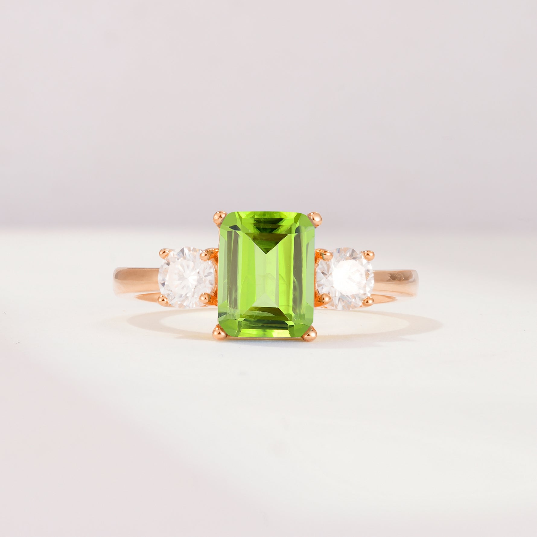 SR09241 Peridot Ring - Additional view