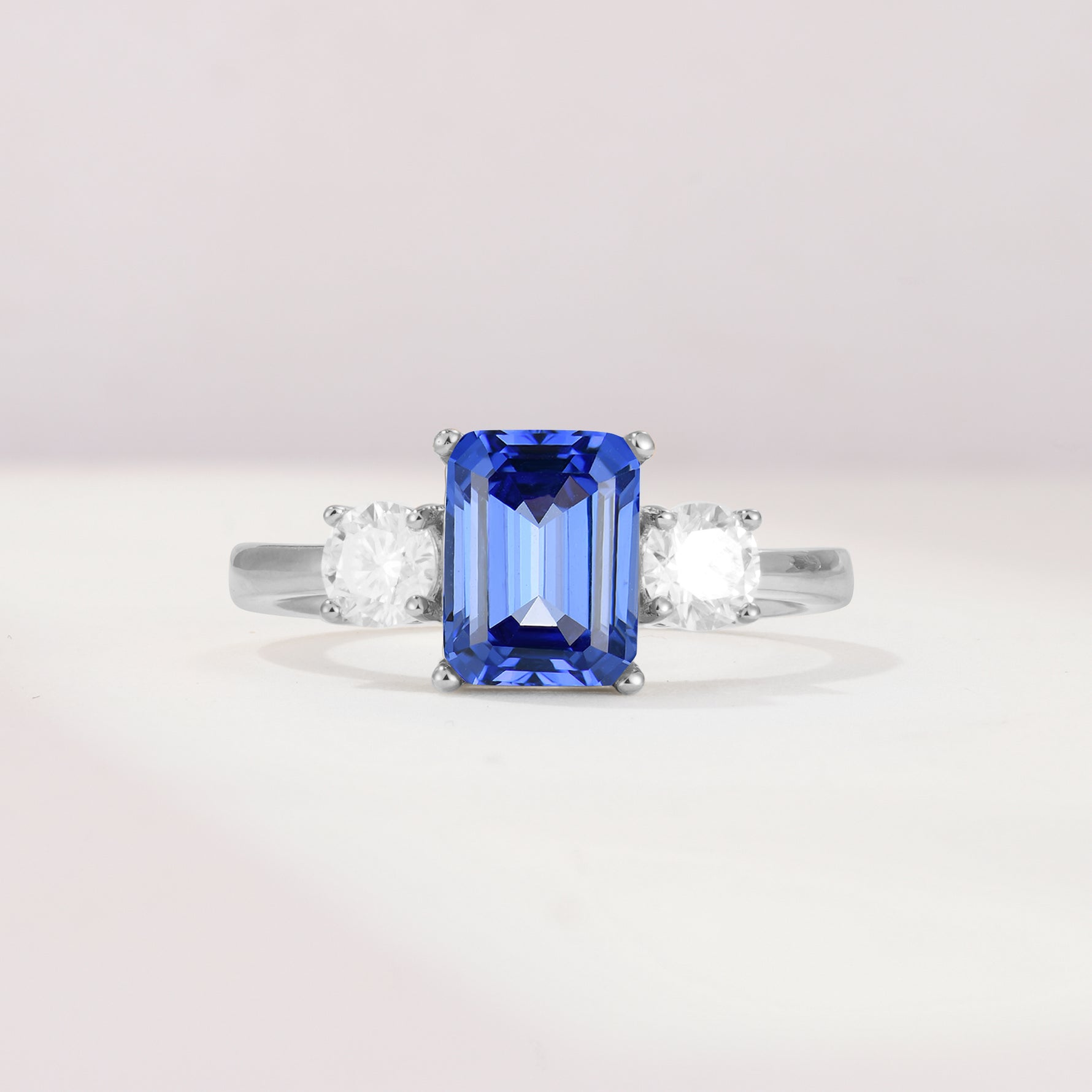 SR09241 Sapphire Ring - Additional view