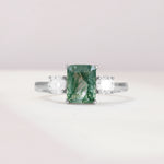 SR09241 Moss Agate Ring - Additional view