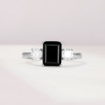 SR09241 Black Onyx Ring - Additional view