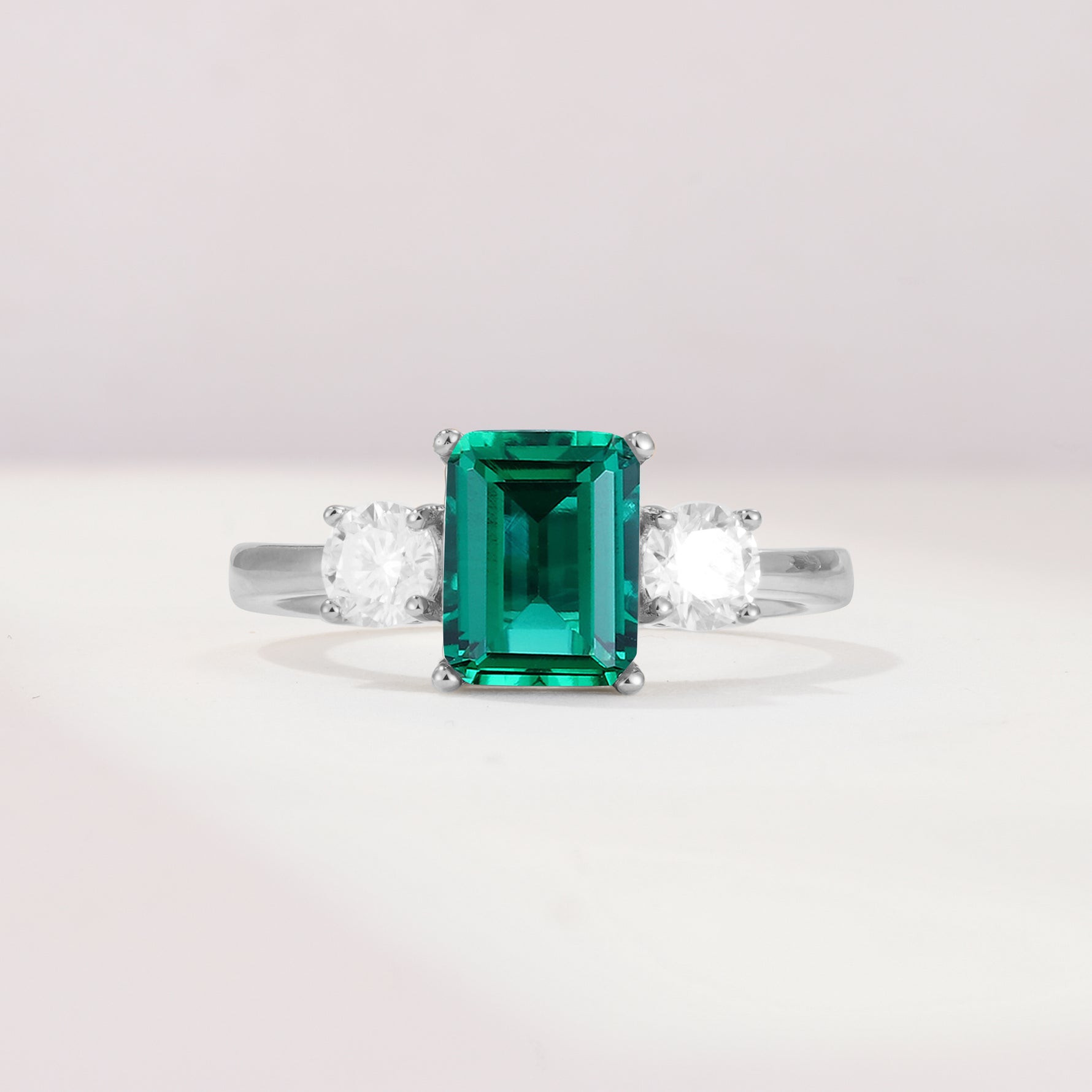 SR09241 Emerald Ring - Additional view