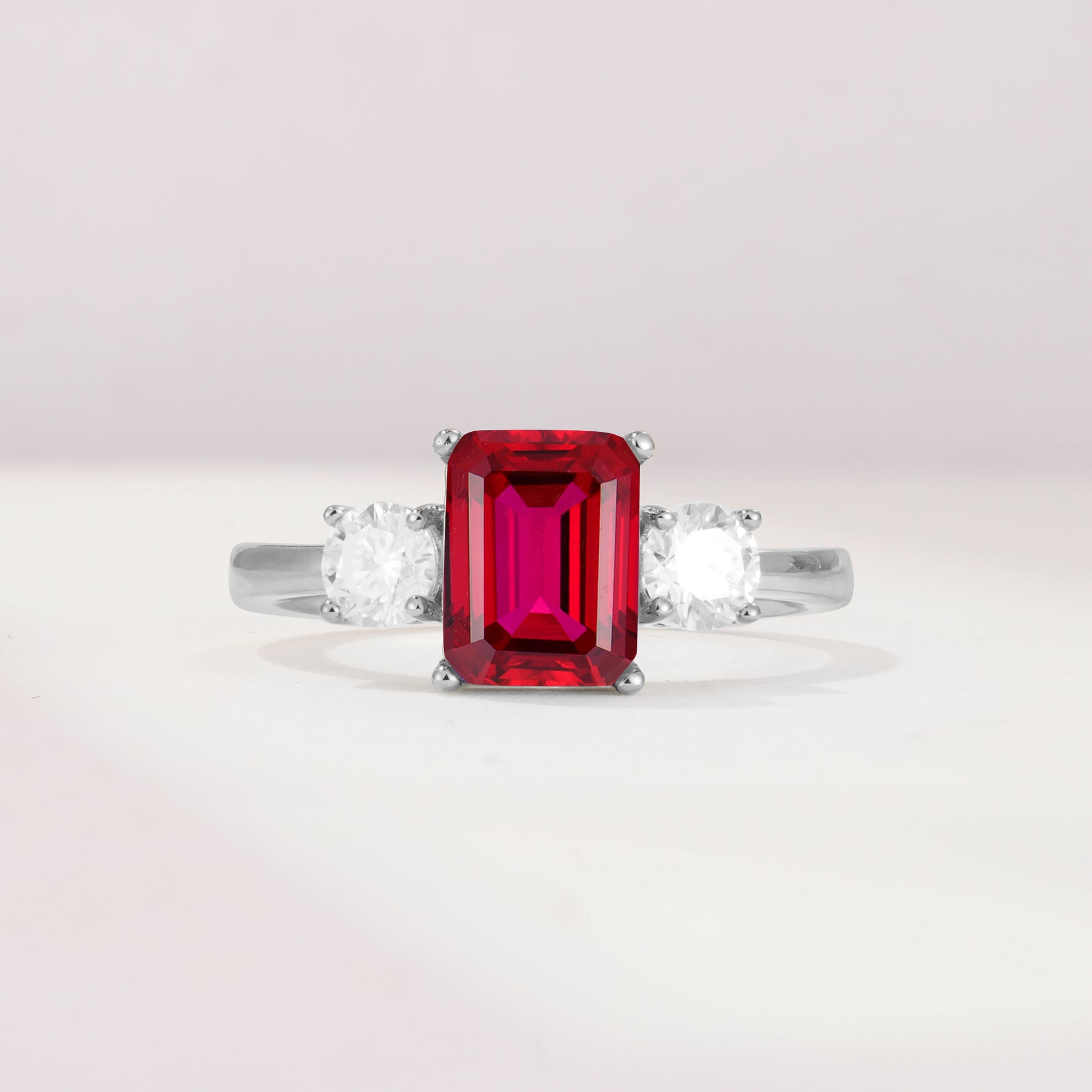 SR09241 Ruby Ring - Additional view