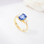 SR09241 Sapphire Ring - Additional view