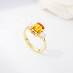 SR09241 Citrine Ring - Additional view