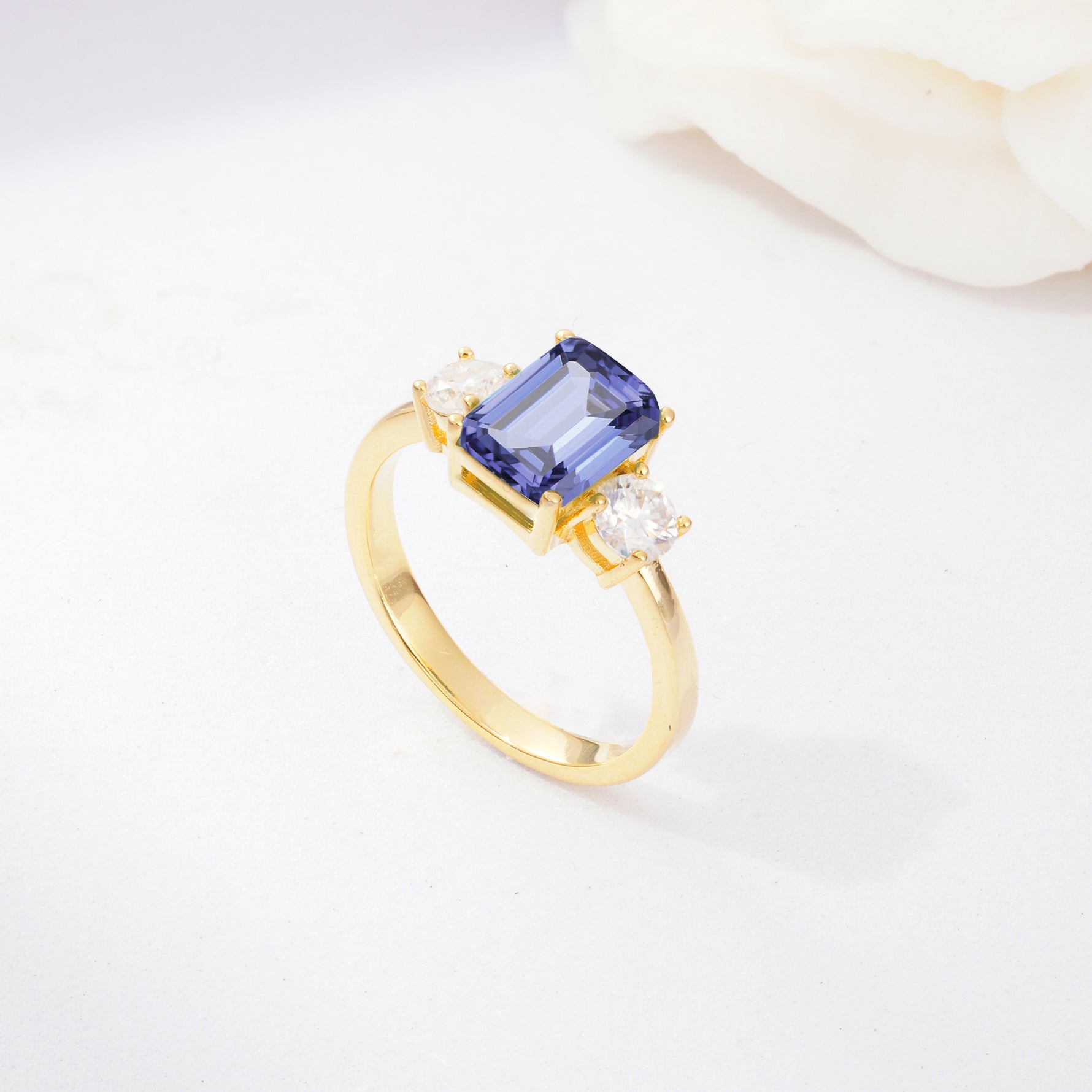 SR09241 Tanzanite Ring - Additional view