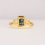 SR09241 Black Rutilated Quartz Ring - Additional view