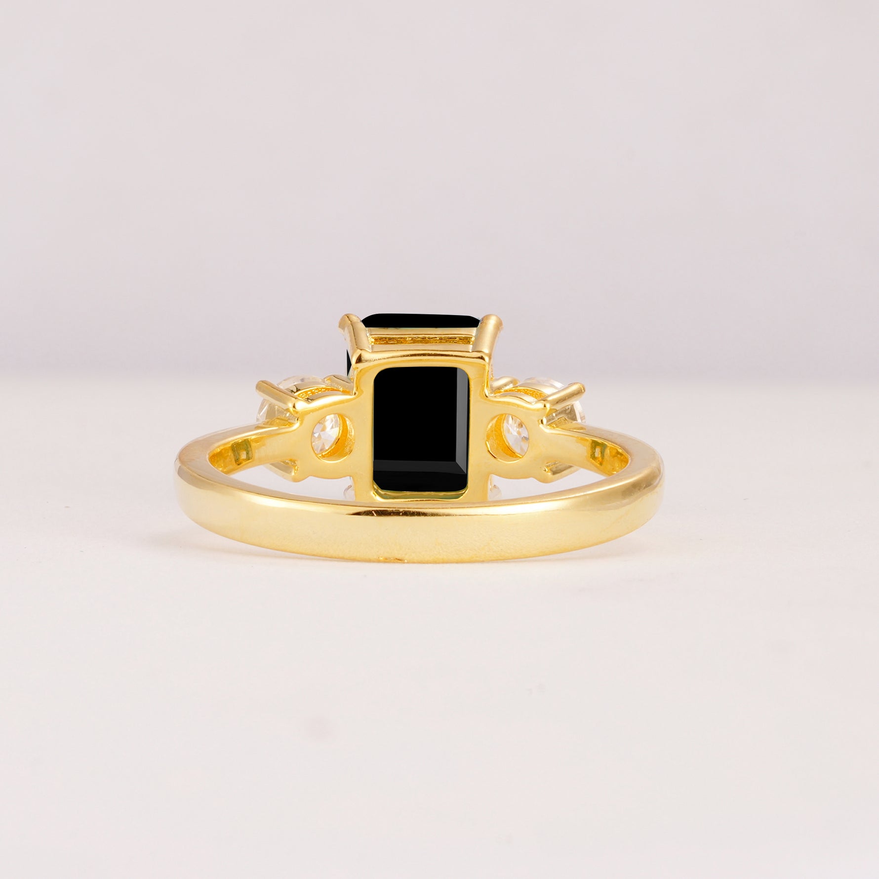 SR09241 Black Onyx Ring - Additional view