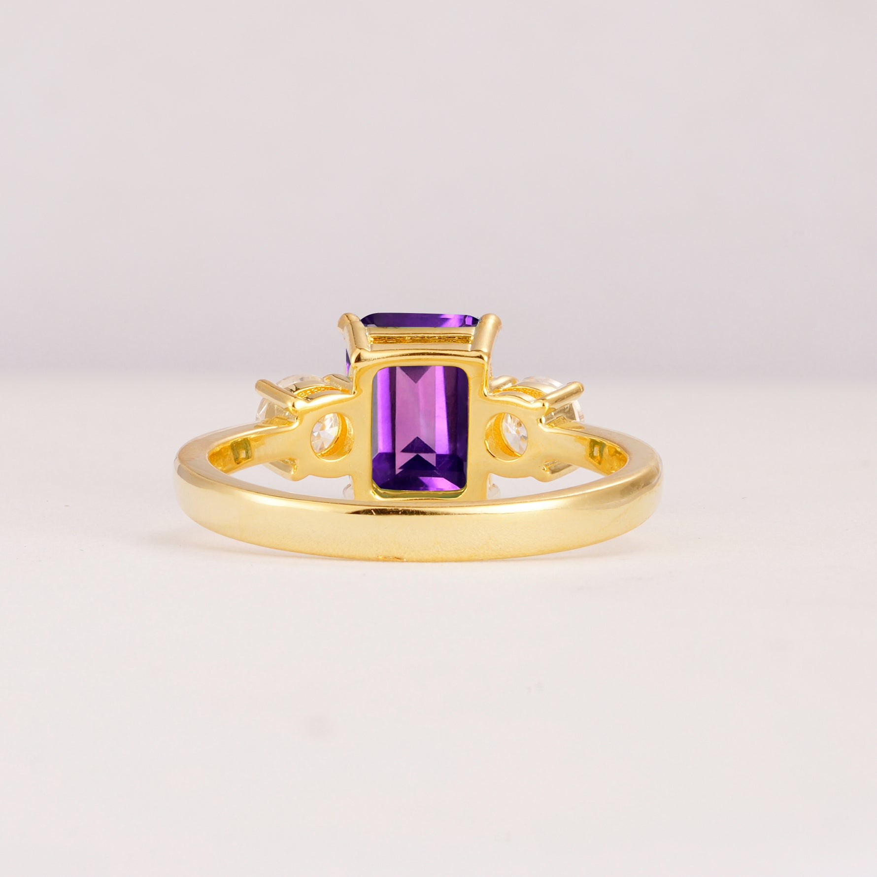 SR09241 Amethyst Ring - Additional view