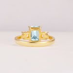 SR09241 Aquamarine Ring - Additional view