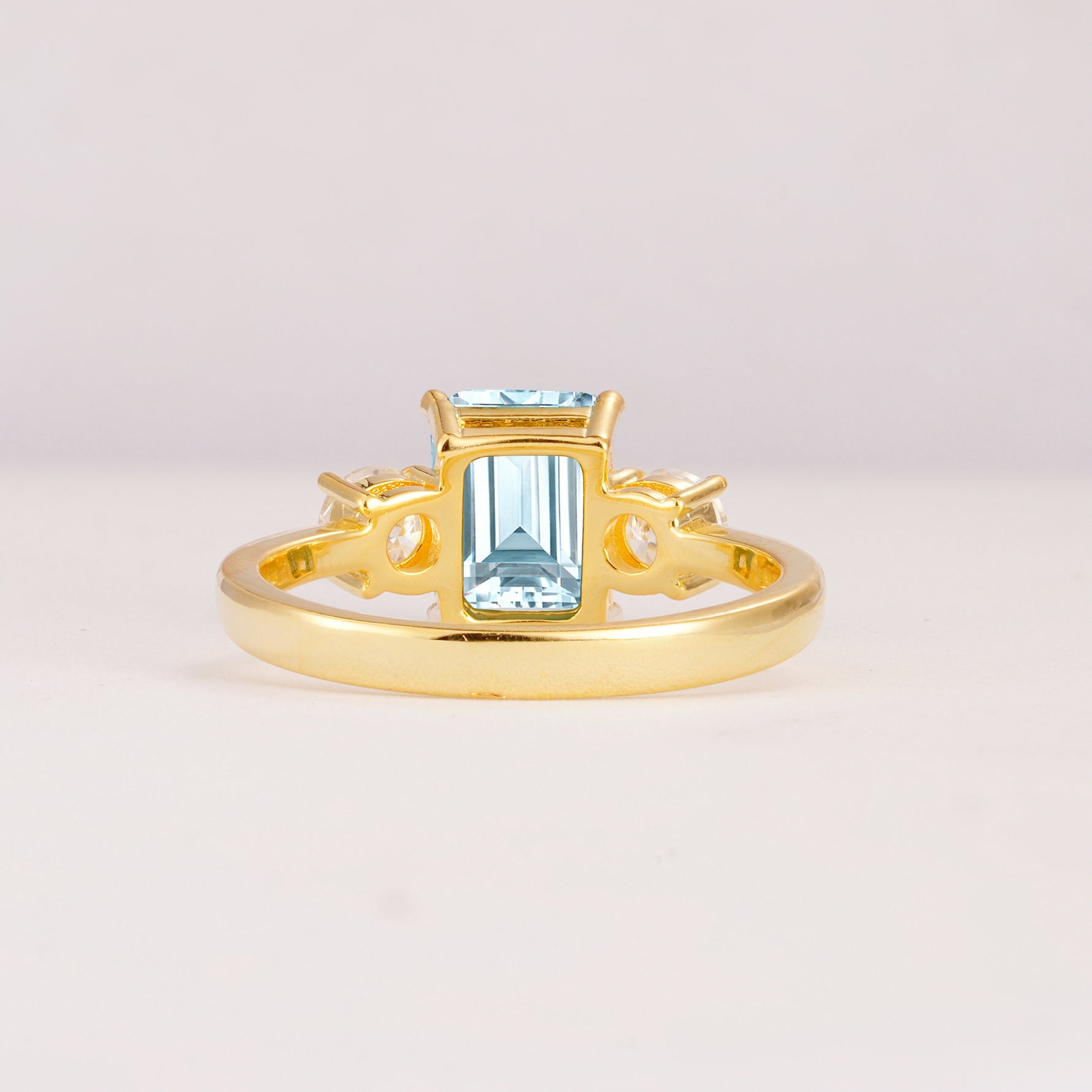 SR09241 Aquamarine Ring - Additional view