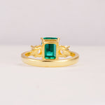 SR09241 Emerald Ring - Additional view