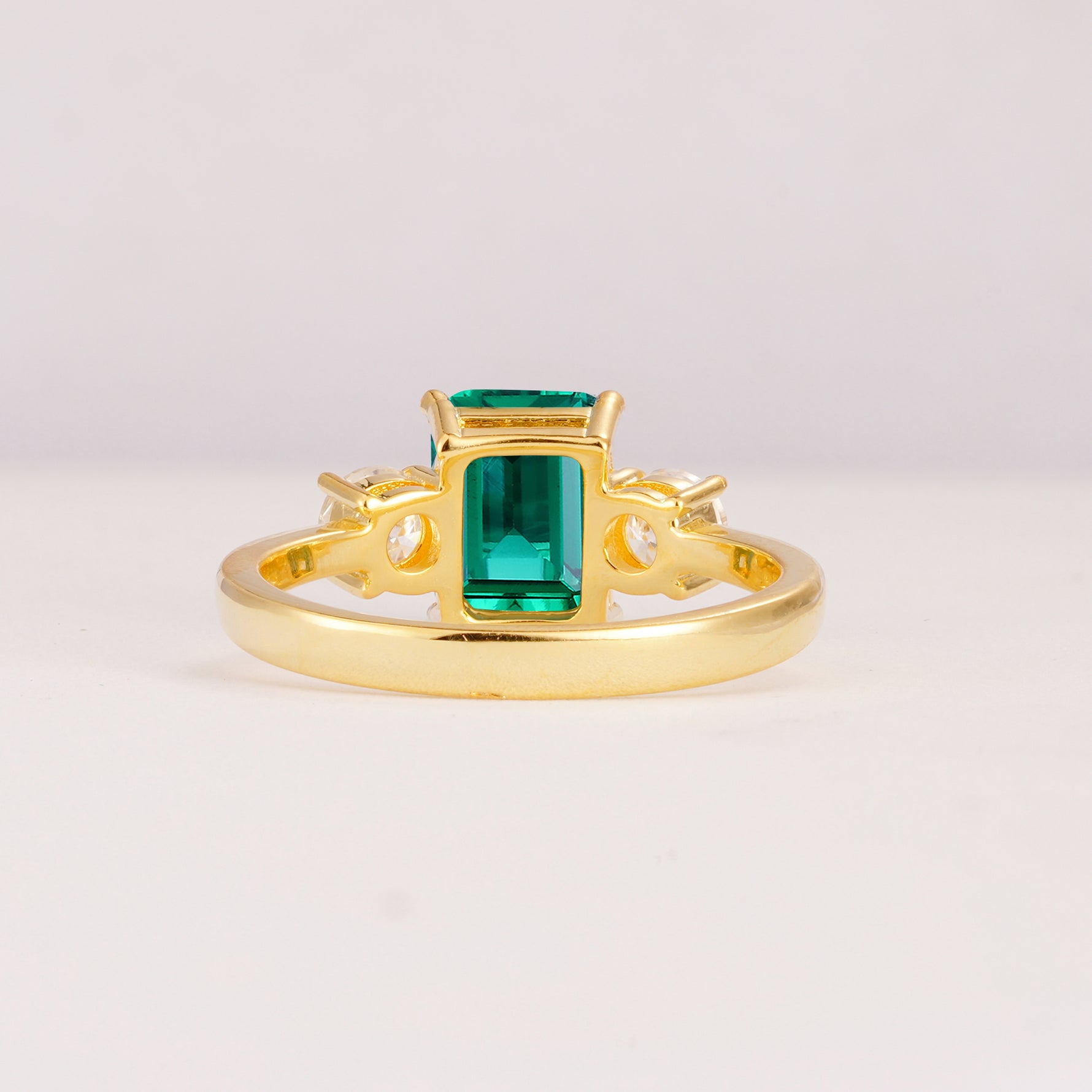 SR09241 Emerald Ring - Additional view