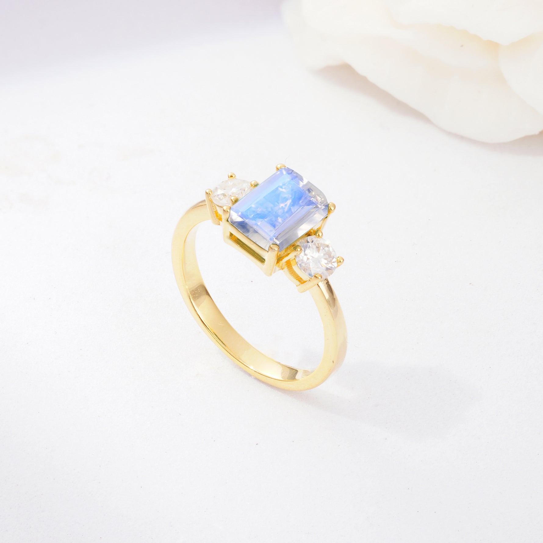 SR09241 Moonstone Ring - Additional view