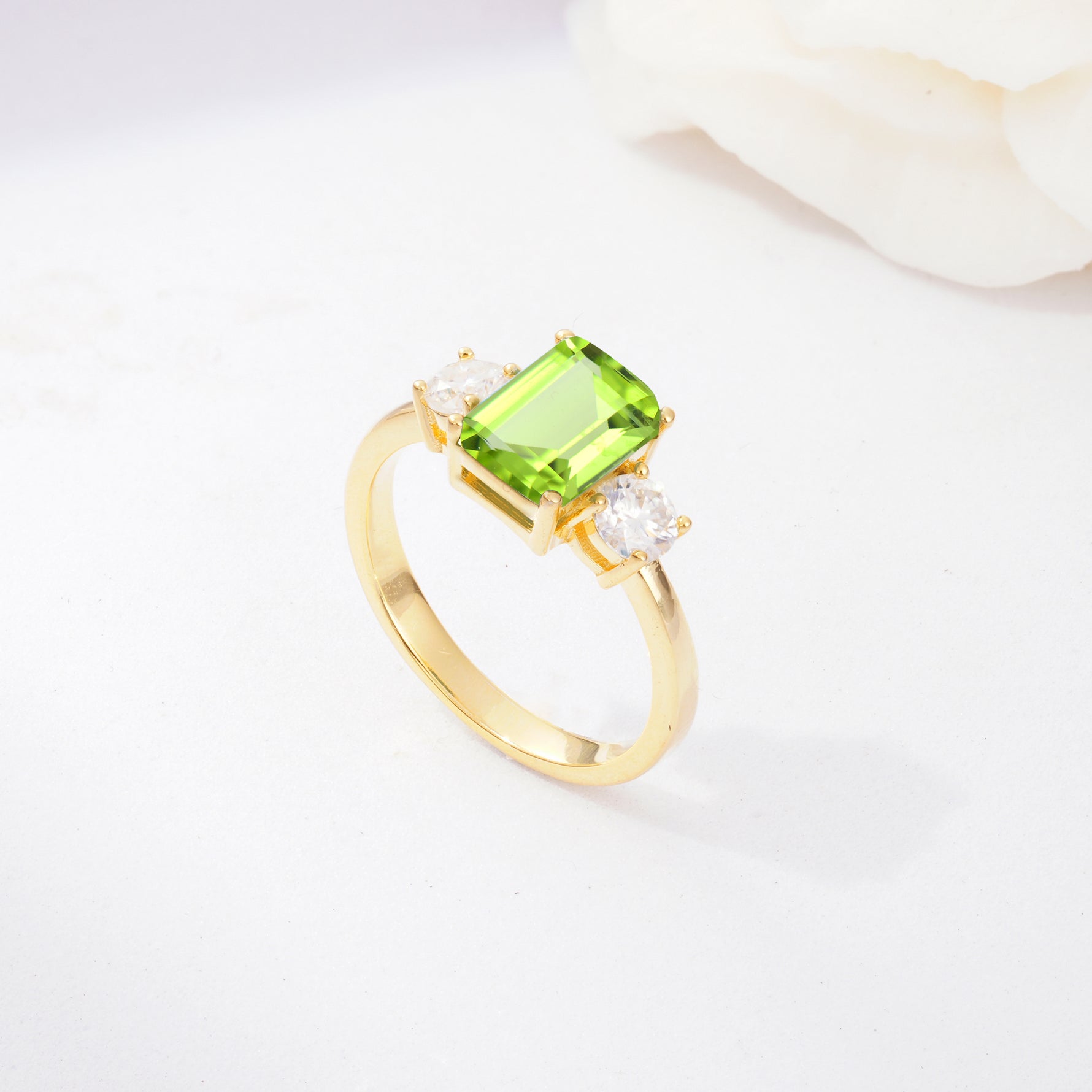 SR09241 Peridot Ring - Additional view