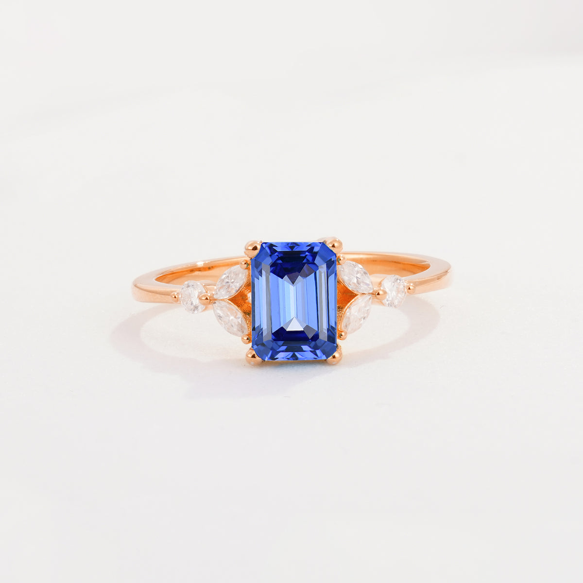 SR09245 Sapphire Ring - Additional view