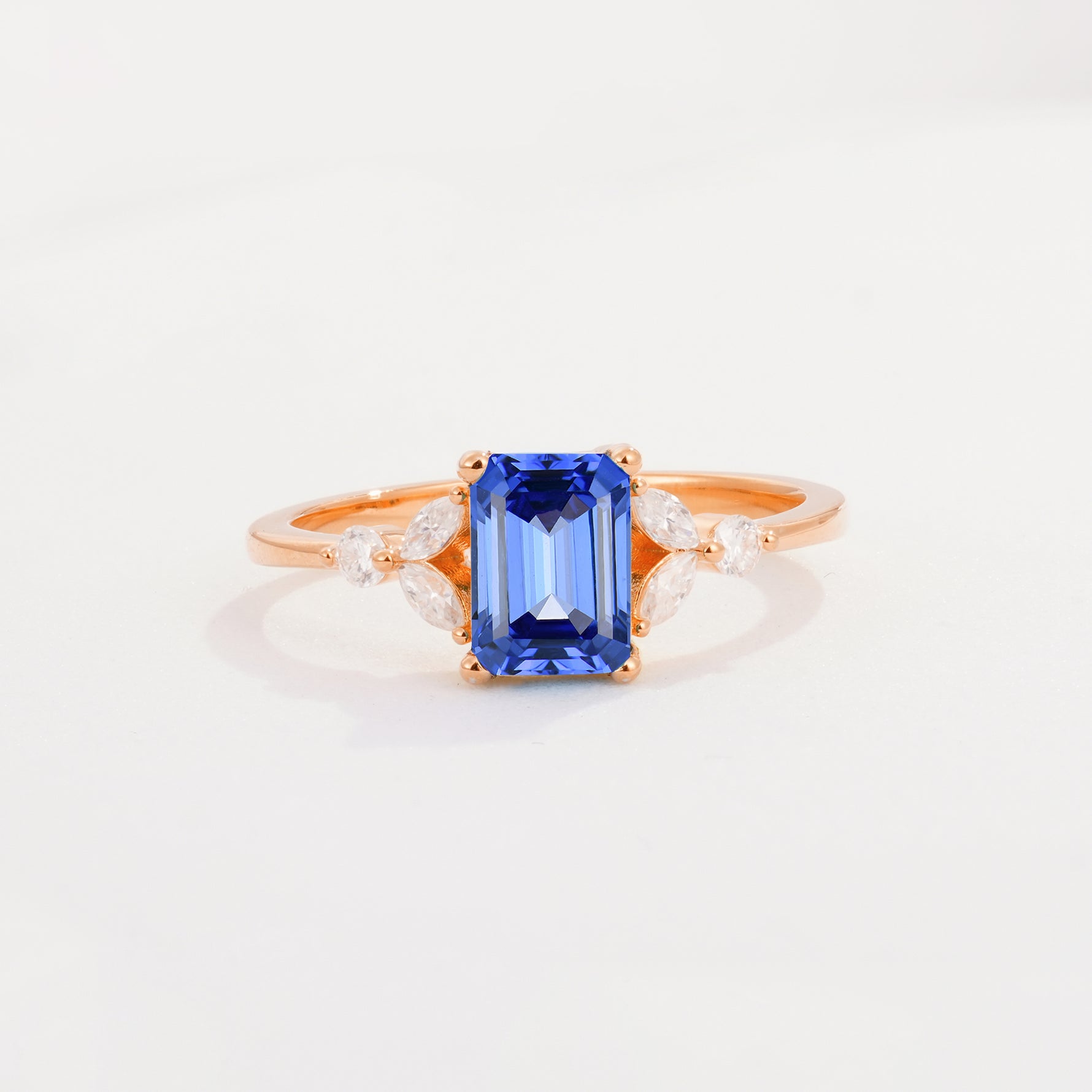 SR09245 Sapphire Ring - Additional view