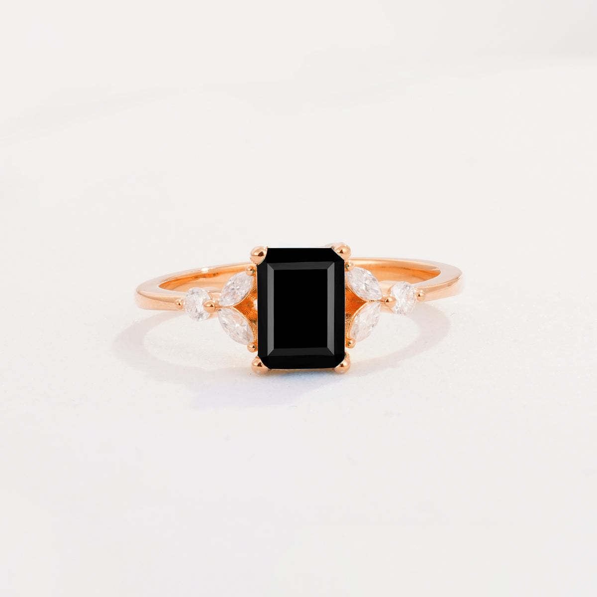 SR09245 Black Onyx Ring - Additional view