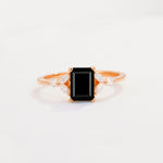 SR09245 Black Onyx Ring - Additional view