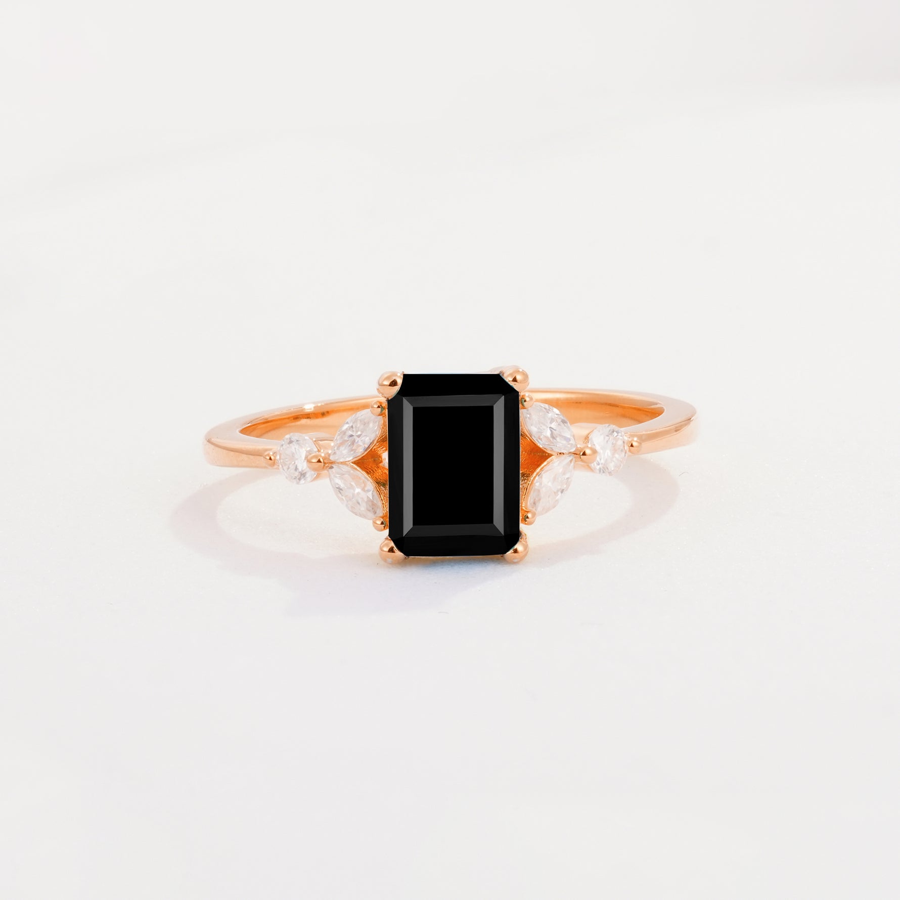 SR09245 Black Onyx Ring - Additional view
