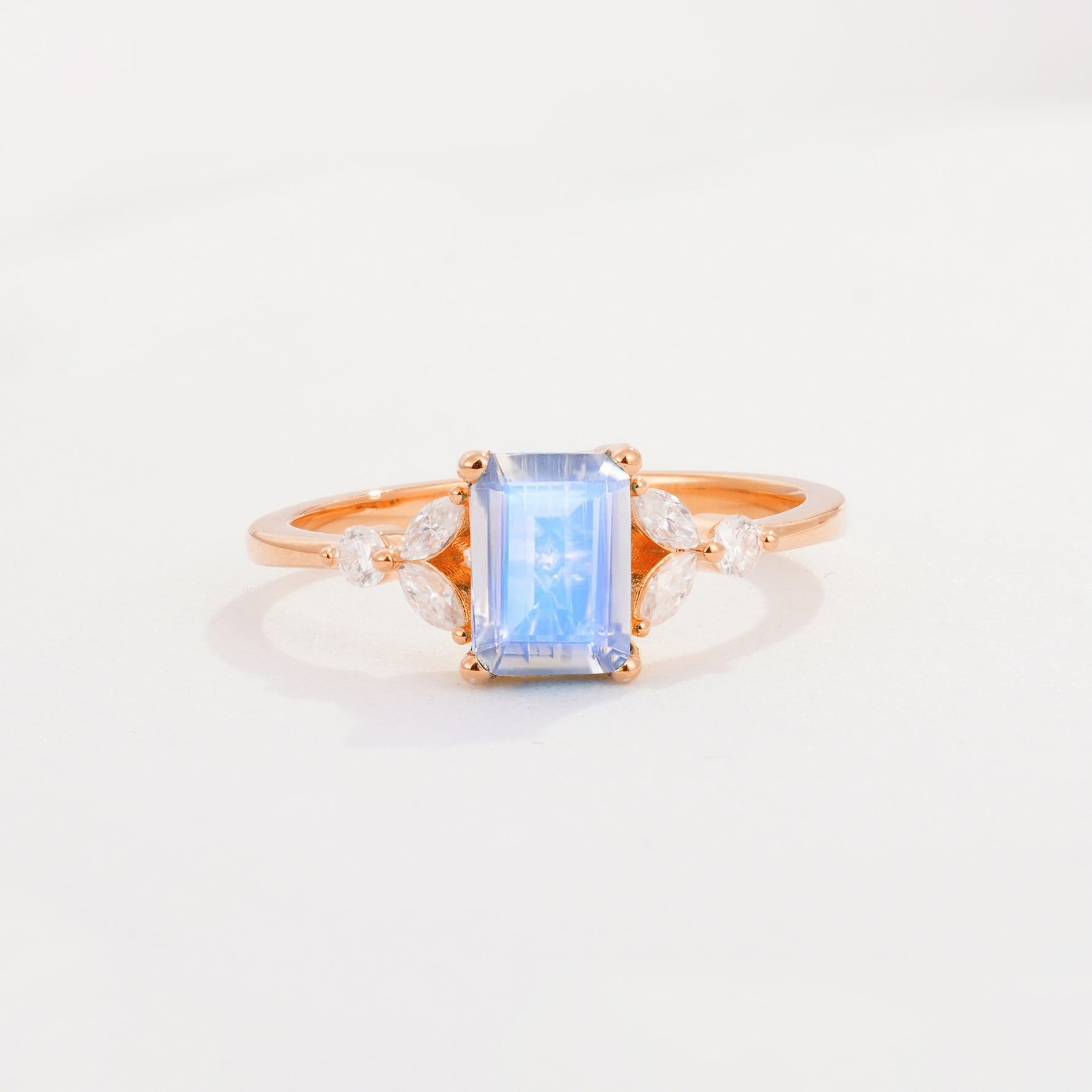 SR09245 Moonstone Ring - Additional view
