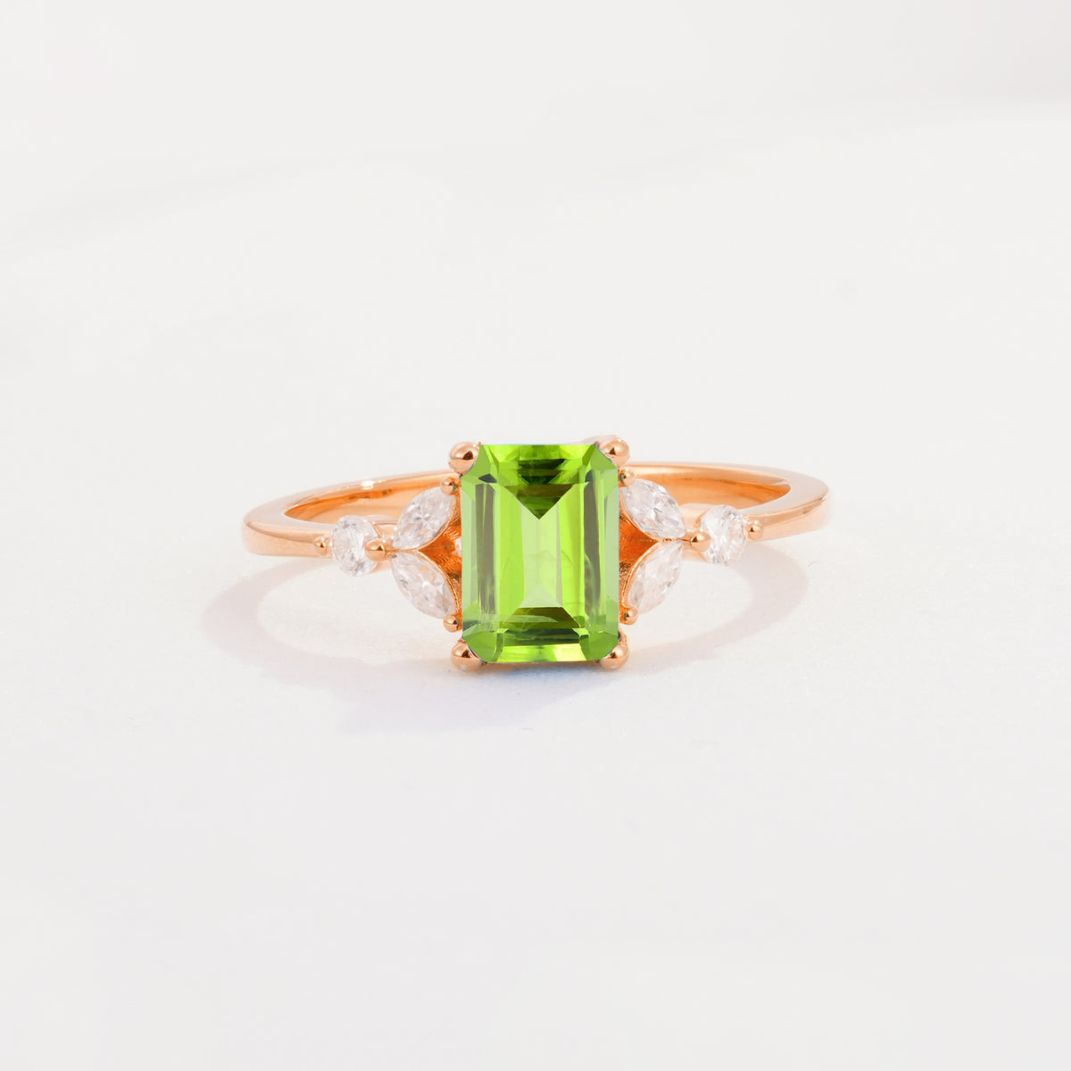 SR09245 Peridot Ring - Additional view