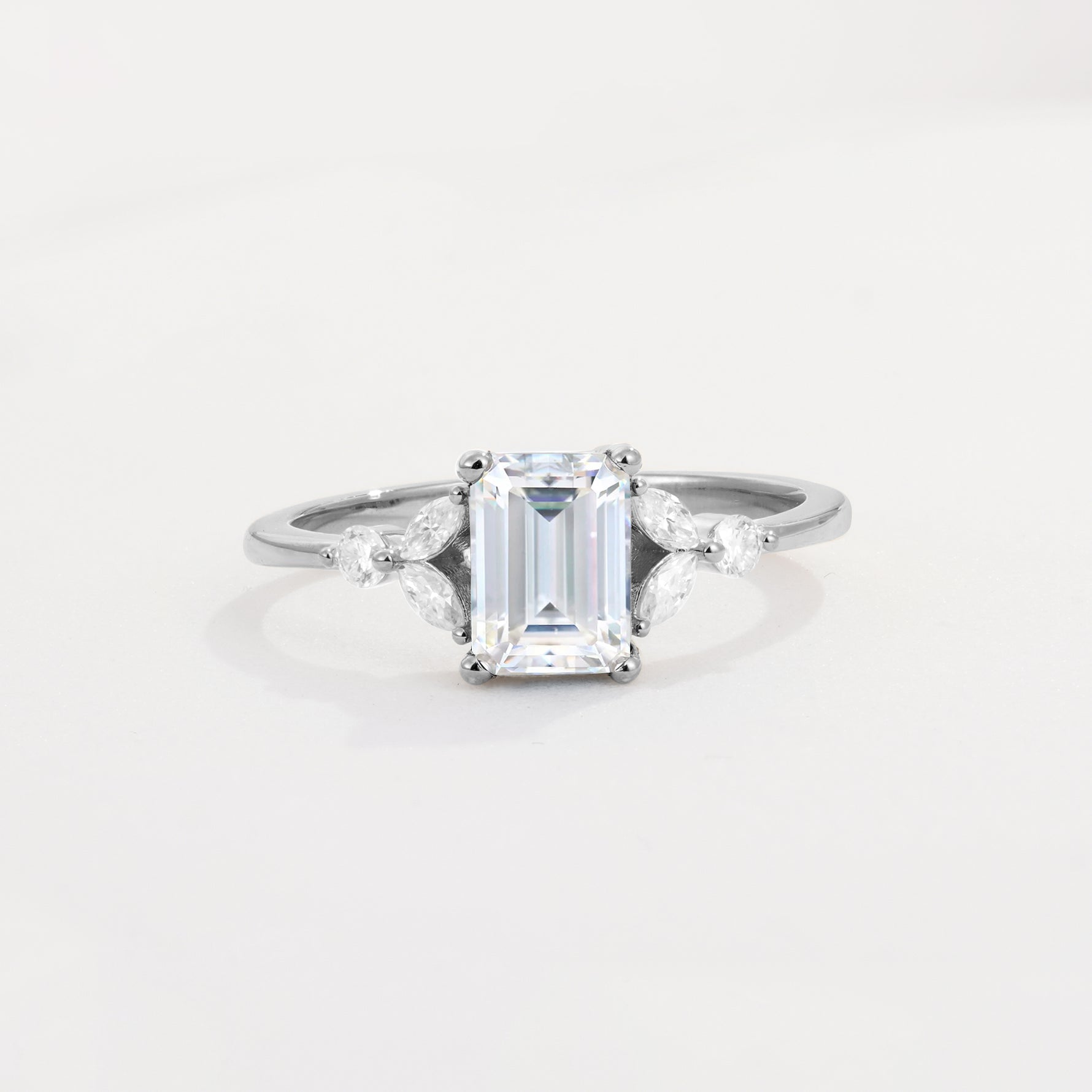 SR09245 Moissanite Ring - Additional view