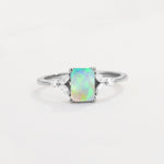 SR09245 Fire Opal Ring - Additional view