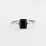 SR09245 Black Onyx Ring - Additional view