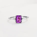 SR09245 Amethyst Ring - Additional view